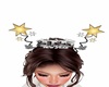 newyears headband silver