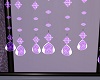 hanging purple gems