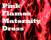 Pink Flames Mat Dress