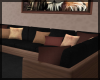 Big Sofa ~ Black/Brown