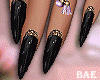 BAE|Black Nails +Rings G