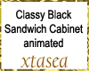 Black Sandwich Cabinet A