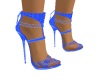 Blue,gem,strap sandals