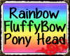 *Jo* Pony Head - Rainbow
