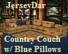 Country Star Couch /Blue