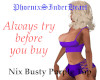 Nix Busty Purple Top