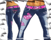 * Bunny jeans pink