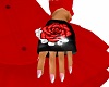 Red Rose Glove