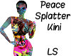Peace Splatter Kini