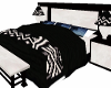 Cream and Black Bed
