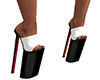 Red Bottom White Heels