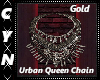 Gold Urban Qeen Chain