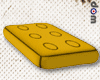 |dom| Yellow Lego Pillow