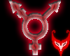 Transgender Red Swirl