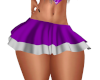 Purple ANd White Skirt