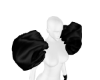 poof sleeves black