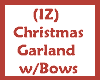 (IZ) X-Mas Garland wBows