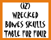 Wreck Skull Bone Table