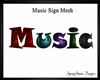 Music Sign Mesh