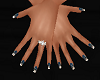 Blue Sparkle Nails