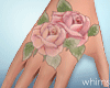 Rose Nails Tattoo