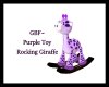 GBF~Rocking Giraffe Purp