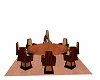 wooden meeting table