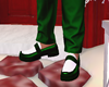 HOLIDAY GREEN -WHITESHOE