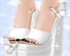 heel shoes white