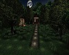 Moonlight Cabin in woods