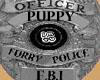 Furry Police Badge F.B.I