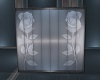 Blue & Silver Roses Rug