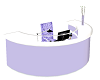 Lavender Reception Desk
