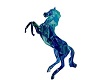 Horse Sculpture Blue