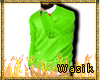 W| Light Green Sweater