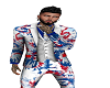 lNl Tye Dye USA suit