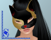 *S* Cat Mask Gold