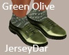 Dress Shoes Olive Green
