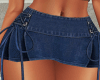 Denim Skirt Ties