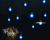 Blue Hanging Orbs