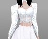 White Lolita Tied Top