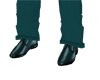 Teal Classy Dress Shoes