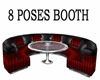ROUND DINER BOOTH 8P