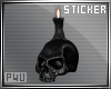 -P- Skull Candle Right
