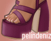[P] Barb purple sandals