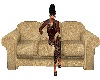 LETTER sofa with poses