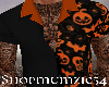 Pumpkin Skulls Shirt M