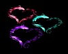 3 Flash animated hearts