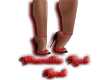 Chenille Red Heel