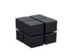 3D CUBE BLACK
